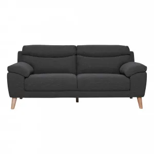 Bronco 3 Seater Sofa in Talent Charcoal by OzDesignFurniture, a Sofas for sale on Style Sourcebook