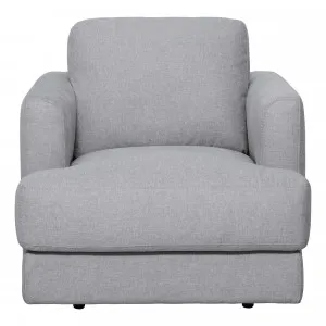 Temple Armchair in Belfast Grey by OzDesignFurniture, a Chairs for sale on Style Sourcebook