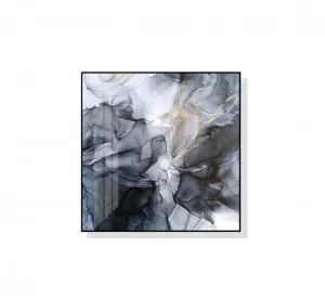 Black Grey with Gold Marble Wall Art Canvas 4 sizes available 50cm x 50cm by Luxe Mirrors, a Artwork & Wall Decor for sale on Style Sourcebook