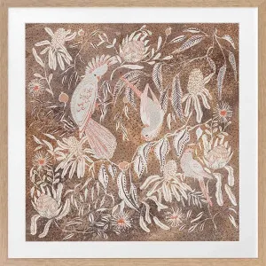 Plumage, Petals & Playfulness Framed Art Print by Urban Road, a Prints for sale on Style Sourcebook