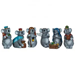Koala Christmas Nativity Scene 7 Piece Figurine Set by Swishmas, a Statues & Ornaments for sale on Style Sourcebook