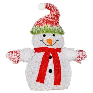 Snowy Christmas LED Light Up Christmas Snowman Ornament, 56cm by Swishmas, a Statues & Ornaments for sale on Style Sourcebook