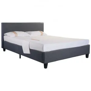 Luff Fabric Platform Bed, Queen by Silva Collections, a Beds & Bed Frames for sale on Style Sourcebook
