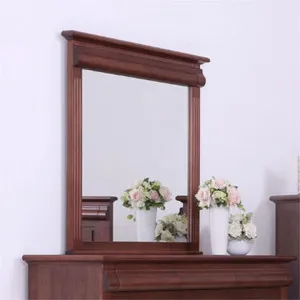 Lucchese African Walnut Timber Frame Dressing Mirror, 100cm by Glano, a Mirrors for sale on Style Sourcebook