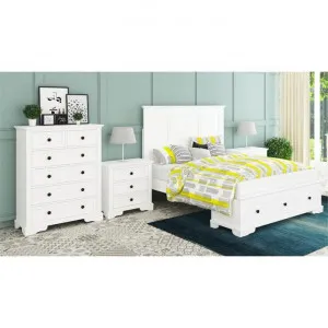 Sansa Acacia Timber 4 Piece Bedroom Suite with Tallboy, King by Dodicci, a Bedroom Sets & Suites for sale on Style Sourcebook