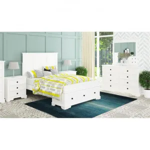 Sansa Acacia Timber 5 Piece Bedroom Suite with Dresser & Mirror, Queen by Dodicci, a Bedroom Sets & Suites for sale on Style Sourcebook