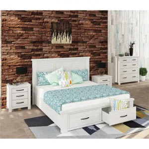 Lakeland Mountain Ash Timber 4 Piece Bedroom Suite with Tallboy, King by Dodicci, a Bedroom Sets & Suites for sale on Style Sourcebook