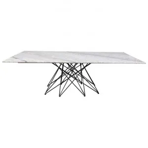 Rydal Marble & Metal Dinig Table, 220cm by Dodicci, a Dining Tables for sale on Style Sourcebook
