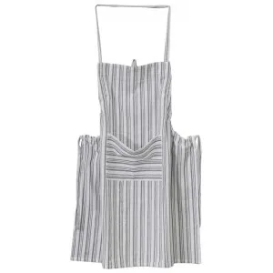 Selkirk Organic Cotton Apron, Charcoal Stripe by Casa Bella, a Aprons for sale on Style Sourcebook