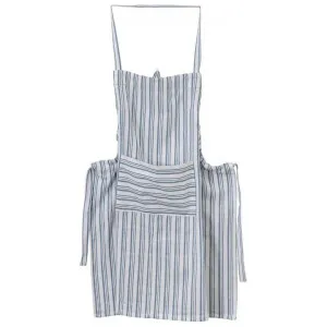 Selkirk Organic Cotton Apron, Blue Stripe by Casa Bella, a Aprons for sale on Style Sourcebook
