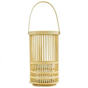 Corribeg Bamboo Rattan Lantern, Large by Casa Bella, a Lanterns for sale on Style Sourcebook