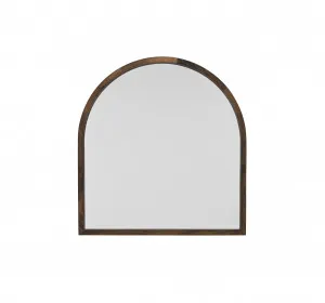 Tiffany Arch Dark Solid Wood Wall Mirror 60cm / 80cm 60cm by Luxe Mirrors, a Mirrors for sale on Style Sourcebook