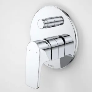 Morgana Bath/Shower Mixer With Diverter Round | Made From Brass In Chrome Finish By Caroma by Caroma, a Bathroom Taps & Mixers for sale on Style Sourcebook