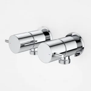 Luna Lever Washing Machine Tap Set (Pair) | Made From Brass In Chrome Finish By Caroma by Caroma, a Laundry Taps for sale on Style Sourcebook