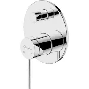 Venice Wall Mixer With Diverter | Made From Zinc/Brass In Chrome Finish By Oliveri by Oliveri, a Bathroom Taps & Mixers for sale on Style Sourcebook