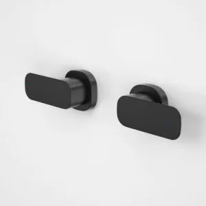 Contura Wall Top Assemblies Quarter Turn (Pair) | Made From Brass In Black By Caroma by Caroma, a Bathroom Taps & Mixers for sale on Style Sourcebook