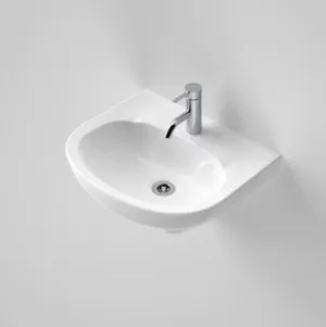 Integra Wall Basin With Bracket 1Th | Made From Vitreous China In White By Caroma by Caroma, a Basins for sale on Style Sourcebook