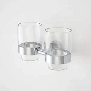 Cosmo Tumbler Holder - Double | Made From Metal In Chrome Finish By Caroma by Caroma, a Soap Dishes & Dispensers for sale on Style Sourcebook