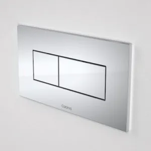 Invisi Series IiÂ® Rectangular Dual Flush Plate & Buttons (Metal) Chrome In Chrome Finish By Caroma by Caroma, a Toilets & Bidets for sale on Style Sourcebook