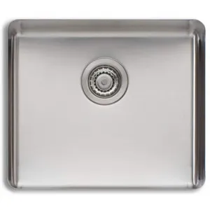 Sonetto Single Large Bowl Undermount Sink 520mm X 455mm Nth | Made From Stainless Steel | 39L By Oliveri by Oliveri, a Kitchen Sinks for sale on Style Sourcebook