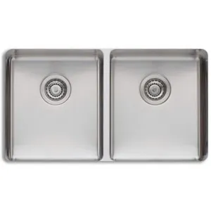 Sonetto Double Bowl Undermount Sink Nth | Made From Stainless Steel | 30L By Oliveri by Oliveri, a Kitchen Sinks for sale on Style Sourcebook