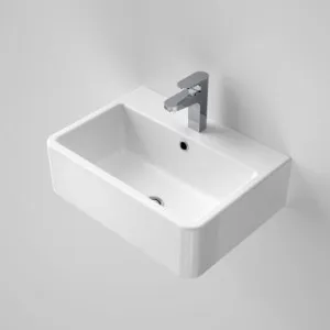 Cubus Utility Wall Basin With Overflow 1Th | Made From Vitreous China In White By Caroma by Caroma, a Basins for sale on Style Sourcebook