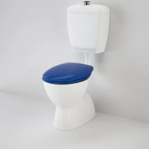 Care 400 Connector Trid Sov Snv Suite With Caravelle Care Double Flap 4Star In White/Sorrento Blue By Caroma by Caroma, a Toilets & Bidets for sale on Style Sourcebook