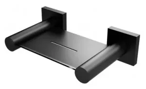 Radii Soap Dish With Square Plate In Matte Black By Phoenix by PHOENIX, a Soap Dishes & Dispensers for sale on Style Sourcebook
