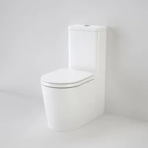 Liano Back-To-Wall Back Entry Faced Toilet Soft Close Seat 4Star In White By Caroma by Caroma, a Toilets & Bidets for sale on Style Sourcebook