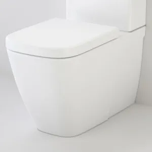 Cube Wall Faced Closed Coupled Pan (No Seat) In White By Caroma by Caroma, a Toilets & Bidets for sale on Style Sourcebook