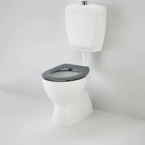 Care 400 Connector Trid Sov Snv Suite With Caravelle Care Single Flap Seat Anthracite Grey Nth 4Star In White By Caroma by Caroma, a Toilets & Bidets for sale on Style Sourcebook