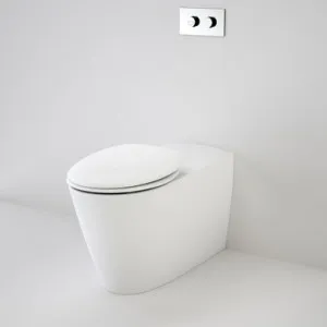 Care 800 CleanflushÂ® Wall Faced Invisi Series IiÂ® Toilet Suite With Double Flap Seat In White By Caroma by Caroma, a Toilets & Bidets for sale on Style Sourcebook