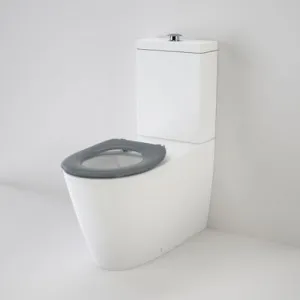 Care 800 Cleanflush® Wall Faced Close Coupled Easy Height Toilet Suite Caravelle Care Single Flap Seat Anthracite Grey Nth 4Star In White By Caroma by Caroma, a Toilets & Bidets for sale on Style Sourcebook