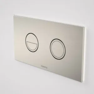 Invisi Series IiÂ® Round Dual Flush Plate & Buttons (Metal) In Brushed Nickel By Caroma by Caroma, a Toilets & Bidets for sale on Style Sourcebook