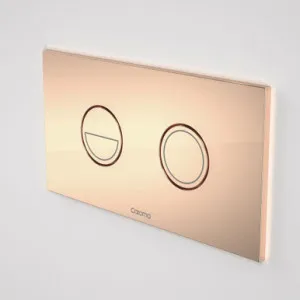 Invisi Series Ii® Round Dual Flush Plate & Buttons (Metal) In Copper By Caroma by Caroma, a Toilets & Bidets for sale on Style Sourcebook