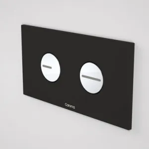 Invisi Series Ii® Round Dual Flush Plate & Buttons | Made From Plastic In Black By Caroma by Caroma, a Toilets & Bidets for sale on Style Sourcebook