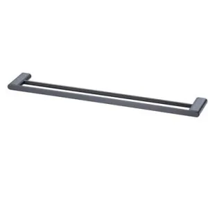 Madrid Towel Rail Double 650mm | Made From Stainless Steel/Zinc/Alloy In Matte Black By Oliveri by Oliveri, a Towel Rails for sale on Style Sourcebook