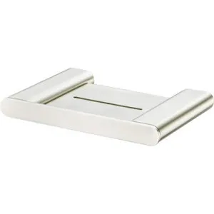 Madrid Soap Holder With Shelf | Made From Stainless Steel/Zinc/Alloy In Brushed Nickel By Oliveri by Oliveri, a Soap Dishes & Dispensers for sale on Style Sourcebook