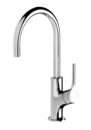 Vivid Slimline Oval Sink Mixer With 160mm Gooseneck Spout 5Star | Made From Brass In Chrome Finish By Phoenix by PHOENIX, a Kitchen Taps & Mixers for sale on Style Sourcebook