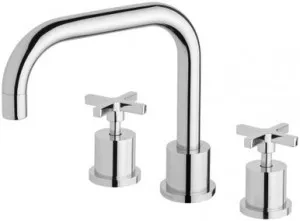 Radii Hob Basin Set Squareline Spout 5Star | Made From Brass In Chrome Finish By Phoenix by PHOENIX, a Bathroom Taps & Mixers for sale on Style Sourcebook