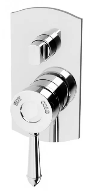 Nostalgia Bath & Shower Diverter Mixer | Made From Brass In Chrome Finish By Phoenix by PHOENIX, a Bathroom Taps & Mixers for sale on Style Sourcebook