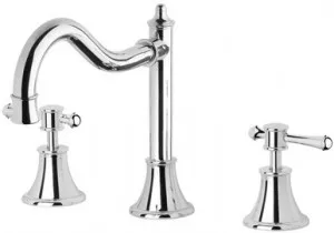 Nostalgia Lever Basin Set Shepherds Crook 5Star | Made From Brass In Chrome Finish By Phoenix by PHOENIX, a Bathroom Taps & Mixers for sale on Style Sourcebook