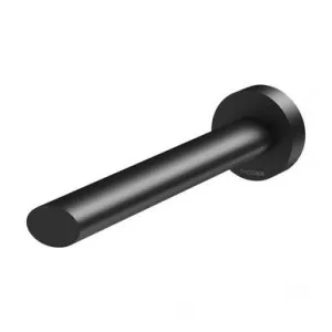 Vivid Slimline Oval Wall Basin Spout/Outlet 180mm 6Star | Made From Brass In Matte Black By Phoenix by PHOENIX, a Bathroom Taps & Mixers for sale on Style Sourcebook
