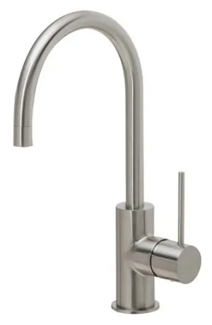 Vivid Slimline Sink Mixer (160mm Gooseneck Spout) 4Star | Made From Brass In Brushed Nickel By Phoenix by PHOENIX, a Kitchen Taps & Mixers for sale on Style Sourcebook