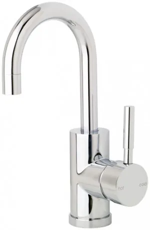 Vivid Hob Basin Mixer (120mm Gooseneck) 4Star | Made From Brass In Chrome Finish By Phoenix by PHOENIX, a Bathroom Taps & Mixers for sale on Style Sourcebook