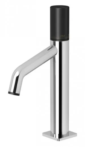 Toi Hob Basin Mixer 5Star Chrome/Matte | Made From Brass In Black/Chrome Finish By Phoenix by PHOENIX, a Bathroom Taps & Mixers for sale on Style Sourcebook