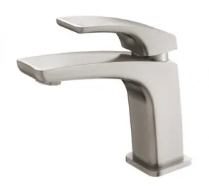 Rush Hob Basin Mixer 6Star | Made From Brass In Brushed Nickel By Phoenix by PHOENIX, a Bathroom Taps & Mixers for sale on Style Sourcebook