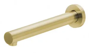 Vivid Wall Bath Spout/Outlet 200mm | Made From Brass In Gold By Phoenix by PHOENIX, a Bathroom Taps & Mixers for sale on Style Sourcebook