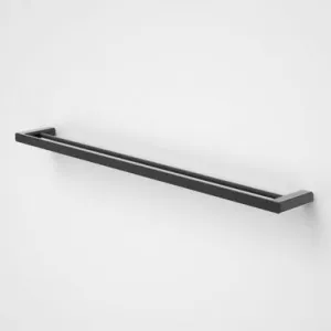 Luna Double Towel Rail 930mm | Made From Brass In Black By Caroma by Caroma, a Towel Rails for sale on Style Sourcebook