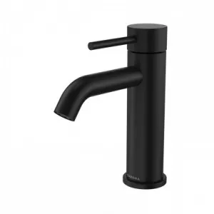 Liano II Basin Mixer Matte 6Star | Made From Brass In Black By Caroma by Caroma, a Bathroom Taps & Mixers for sale on Style Sourcebook